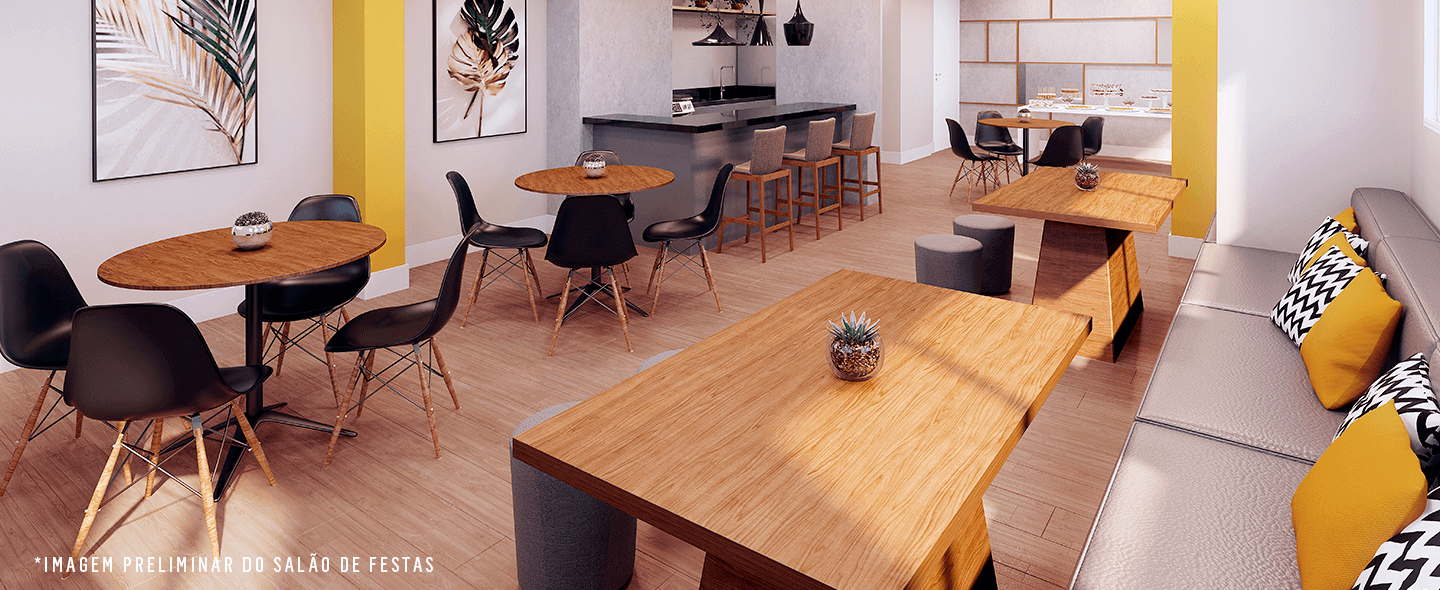 Perspectiva ilustrada da COWORKING