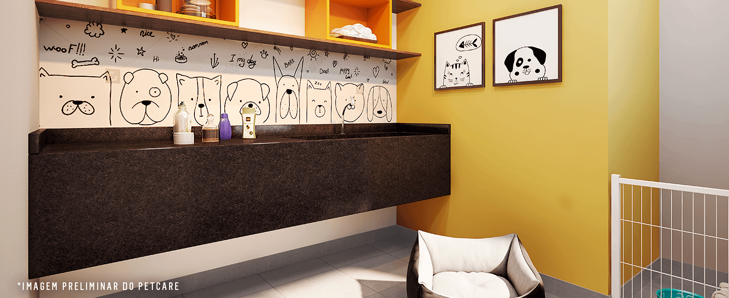 Perspectiva ilustrada da PETCARE